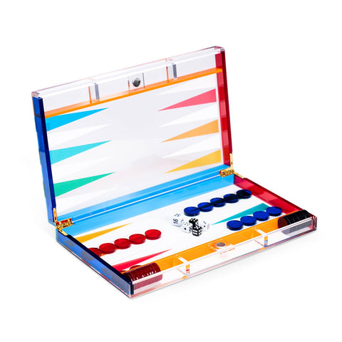 Acrylic Backgammon - Lucas Edition