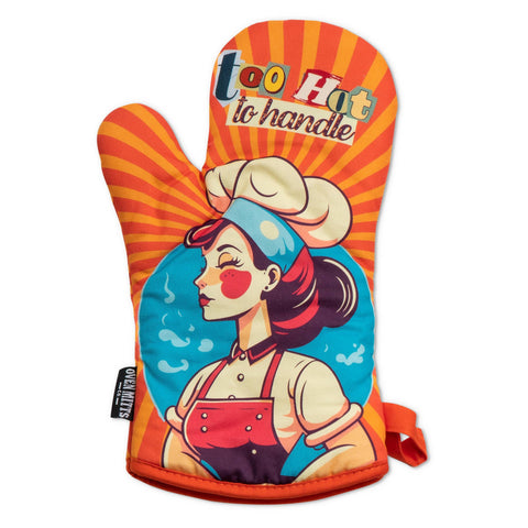 Zapps Clothing - Too Hot To Handle Oven Mitts And Potholder Set