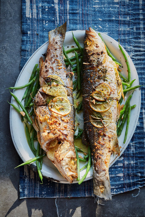 DATE NIGHT:  Spaghetti alle Vongole and Branzino