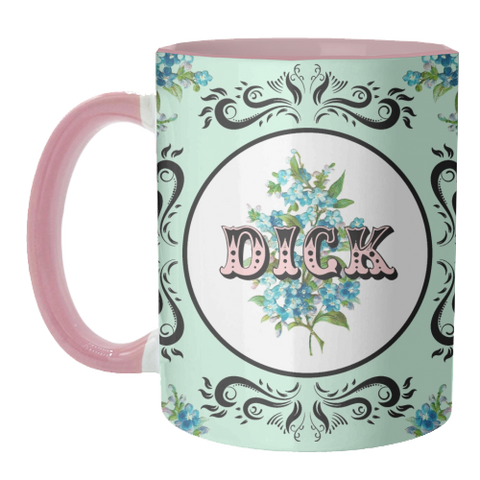 Mugs 'DICK' by Wallace Elizabeth