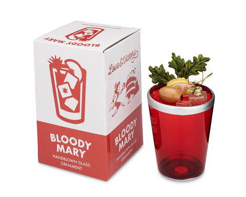 Bloody Mary Cocktail Christmas Holiday Ornament - *PRESALE