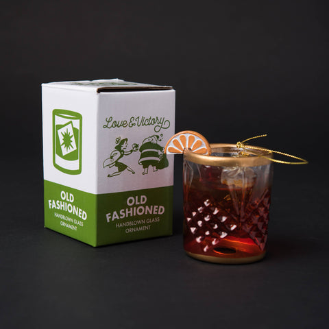 Old Fashioned Cocktail Christmas Holiday Ornament - *PRESALE
