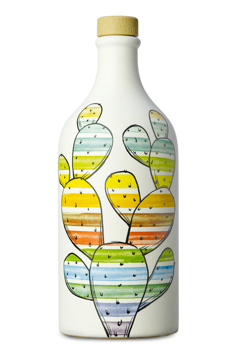 Peranzana Extra Virgin Olive Oil-Cactus Ceramic by Muraglia