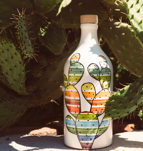 Peranzana Extra Virgin Olive Oil-Cactus Ceramic by Muraglia