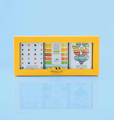 Extra Virgin Olive Oil Tin Gift Set by Frantoio Muraglia