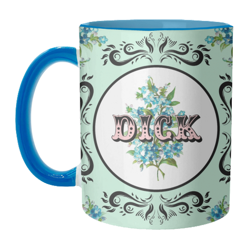Mugs 'DICK' by Wallace Elizabeth