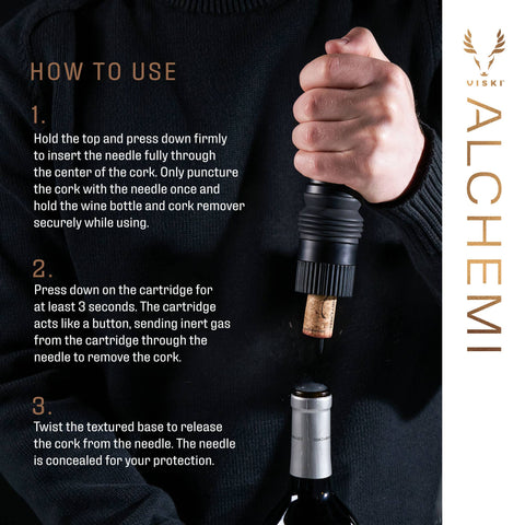 Viski - Alchemi™ CO2 Cork Remover