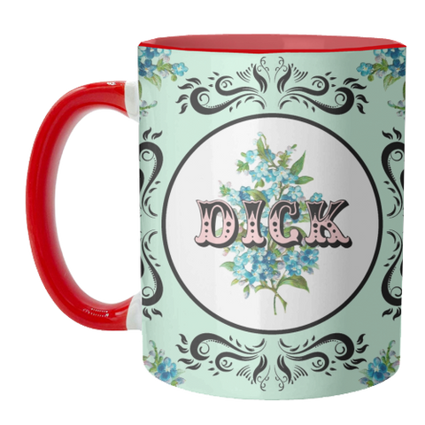 Mugs 'DICK' by Wallace Elizabeth