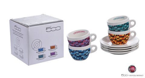 Fiat 500 Cappuccino Cups