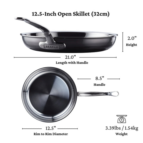 Hestan Nanobond Titanium French Skillet -12.5in