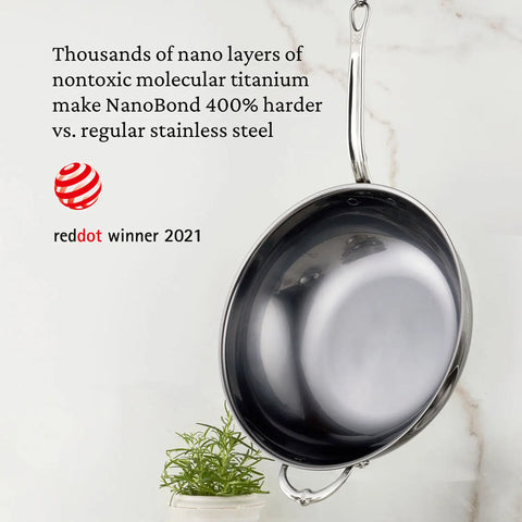 Hestan NanoBond Titanium Chef's Pan, 14-Inch