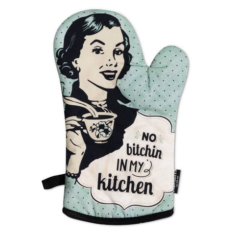 Zapps Clothing - No B****** In My Kitchen Oven Mitts And Potholder Set