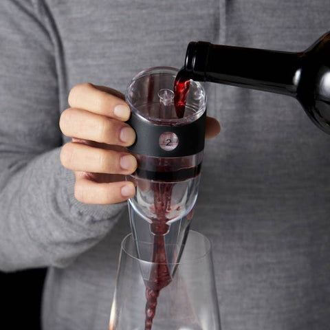 Viski - Alchemi™ Adjustable Aerating Wine Pourer w/ Stand