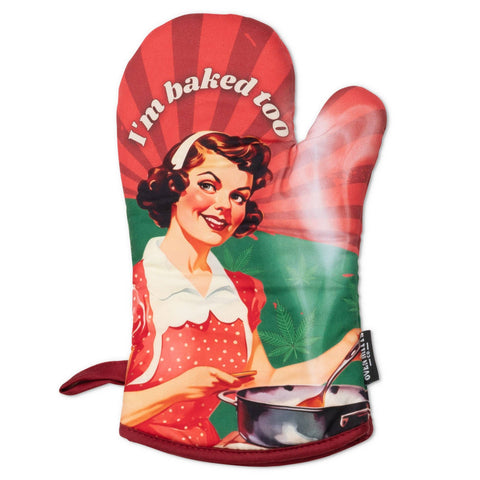 Zapps Clothing - I'm Baked Too Oven Mitts And Potholder Set