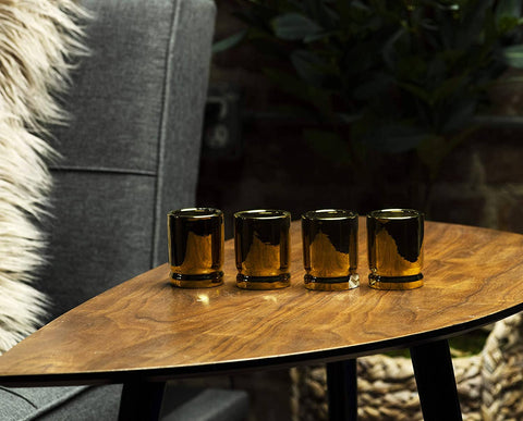 The Wine Savant / Khen Glassware - 50 Caliber Shot Glasses Set - Set of 4