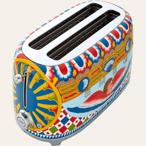 SMEG - DOLCE AND GABBANA - 4 Slice longToaster