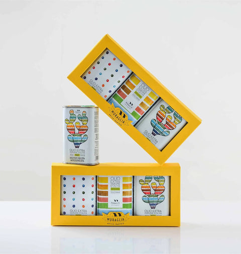 Extra Virgin Olive Oil Tin Gift Set by Frantoio Muraglia