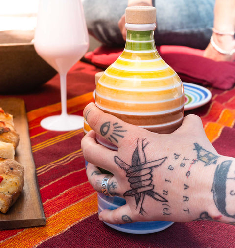 Rainbow Extra Virgin Olive Oil Ceramic by Muraglia