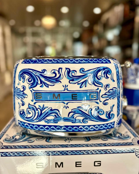 SMEG - Dolce & Gabbana Blu Mediterraneo - 2 Slice Toaster Blue Mediterraneo