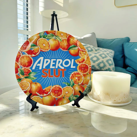 Plates 'APEROL SLUT'
