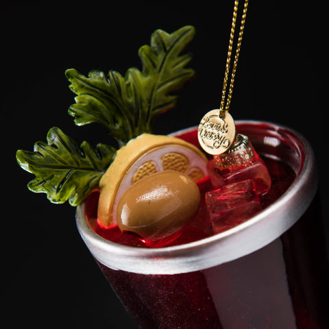 Bloody Mary Cocktail Christmas Holiday Ornament - *PRESALE