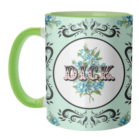 Mugs 'DICK' by Wallace Elizabeth