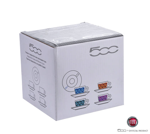 Fiat 500 Cappuccino Cups