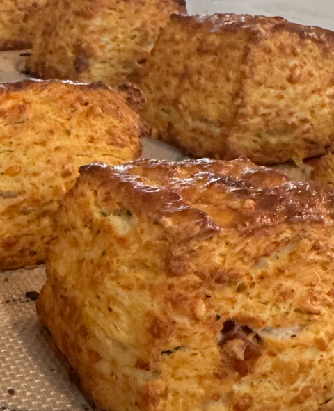 Homemade Biscuits assorted flavors with Pumpkin-Honey Butter