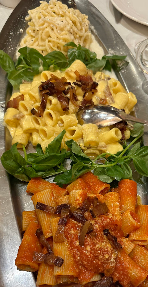 Amatriciana, Carbonara, Cacio e Pepe: The Roman Holy Trinity of Pasta