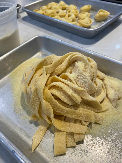 Pasta: Ravioli  & Fettuccini