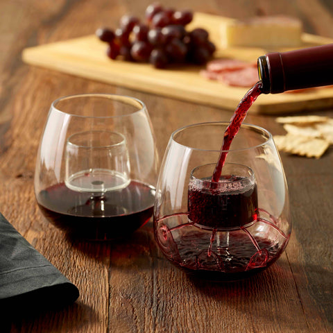 The Shatterproof Aerating Wine Glass (Set of 2)