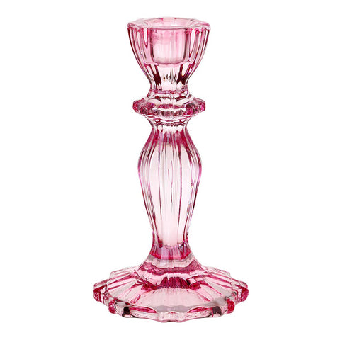 Color Glass Candle Holder