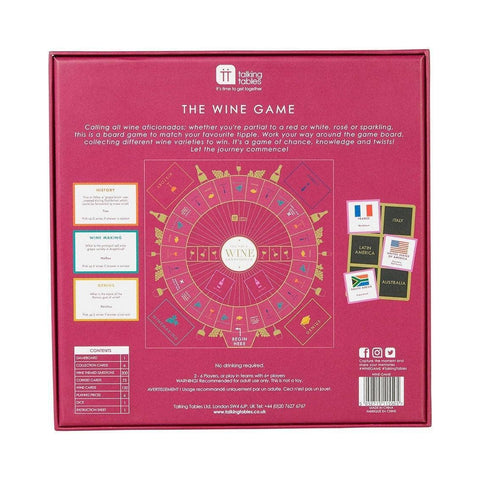 The Wine Game Alcohol Trivia Game