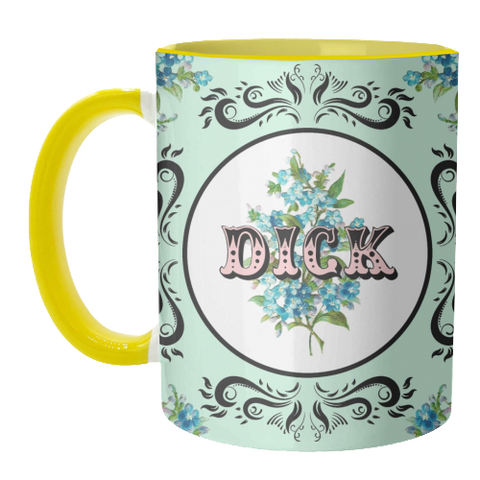 Mugs 'DICK' by Wallace Elizabeth