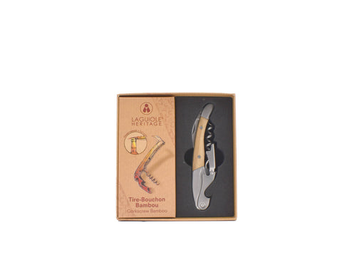 Bamboo wood sommelier LAGUIOLE HERITAGE