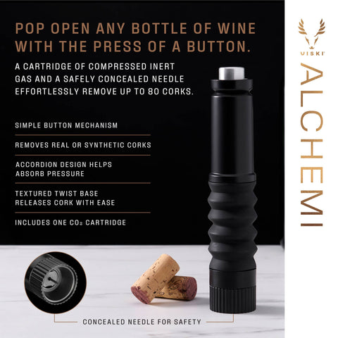 Viski - Alchemi™ CO2 Cork Remover