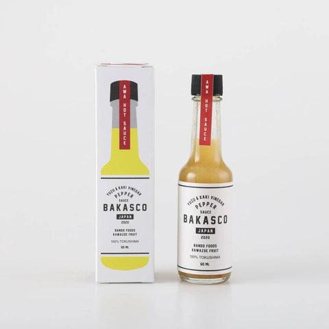 Bakasco Yuzu & Kaki Vinegar Hot Pepper Sauce - 2oz (60ml)