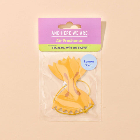 Farfalle Bowtie Pasta Air Freshener - Lemon Scent