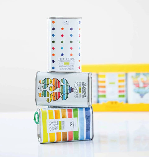 Extra Virgin Olive Oil Tin Gift Set by Frantoio Muraglia