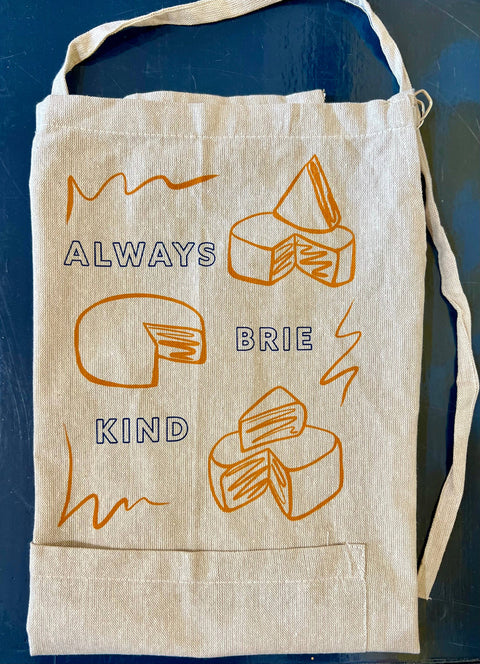 Always Brie Kind Apron - foodie gifts