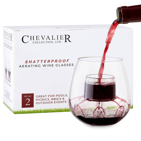 The Shatterproof Aerating Wine Glass (Set of 2)