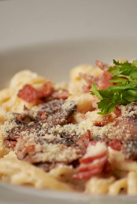Crispy Pancetta Mac & Cheese