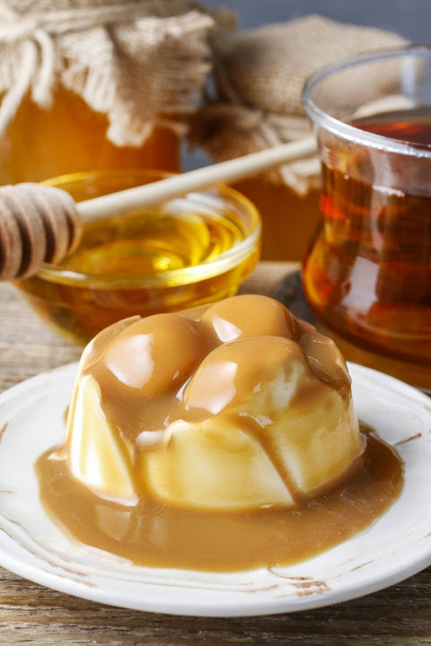 PASTA: Homemade Tortellini with Blister Tomato Sauce, and Sweet Honey Panna Cotta