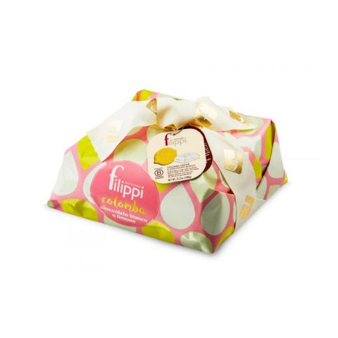 Filippi White Chocolate Lemon Colomba Easter Cake 720g