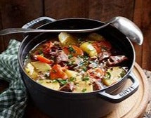 Irish Guinness Stew with Boxty & Porter Cake