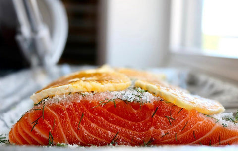 Homemade Bagels with Cream Cheese & Quick Lox