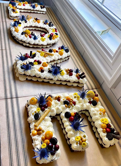 Decorative Letter Tarts