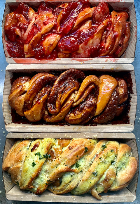 Bake and Dine:  Babka Workshop  Chocolate, Cinnamon, Fruit and Savory