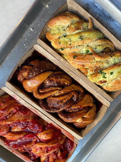 Bake and Dine:  Babka Workshop  Chocolate, Cinnamon, Fruit and Savory