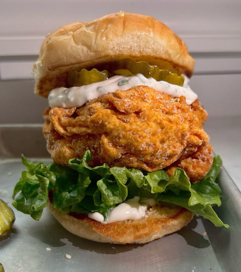 Vegan Fried "Chicken" Sandwich